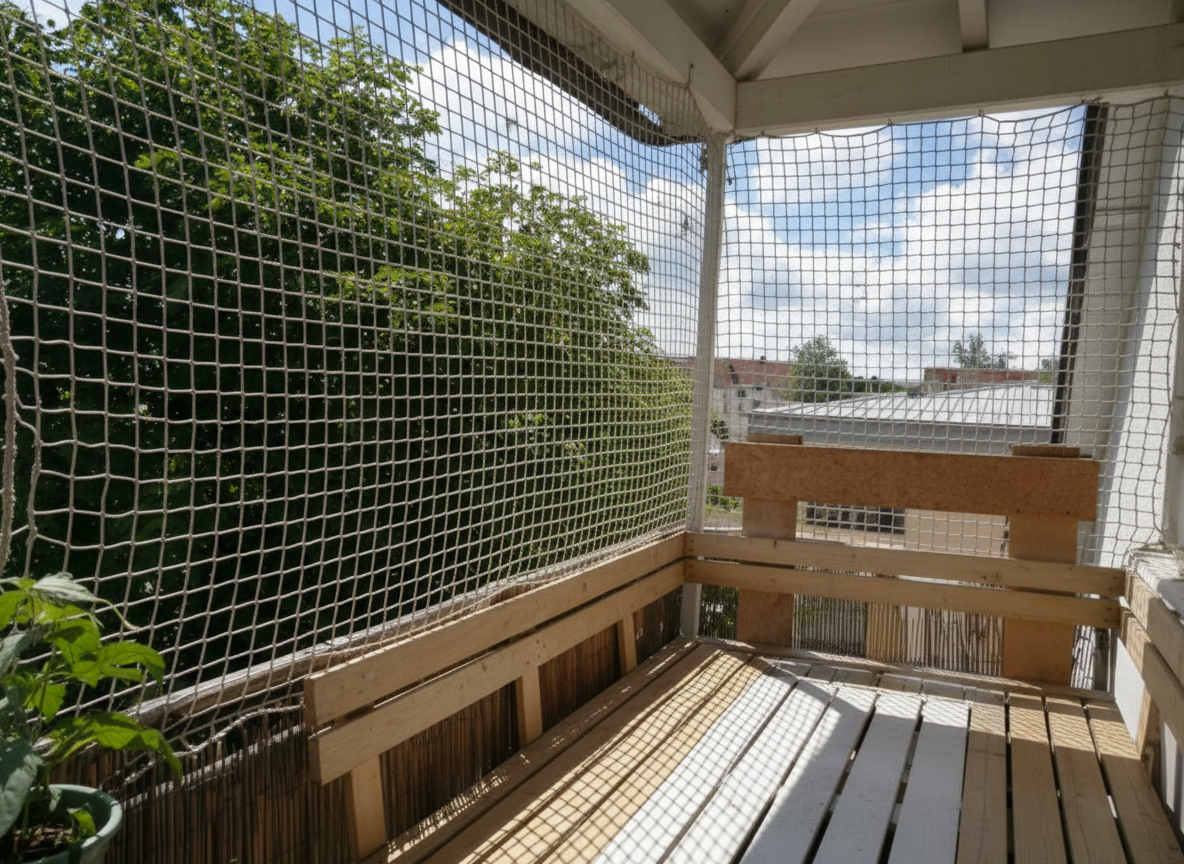 Balcony Safety Net Installation Kottayam