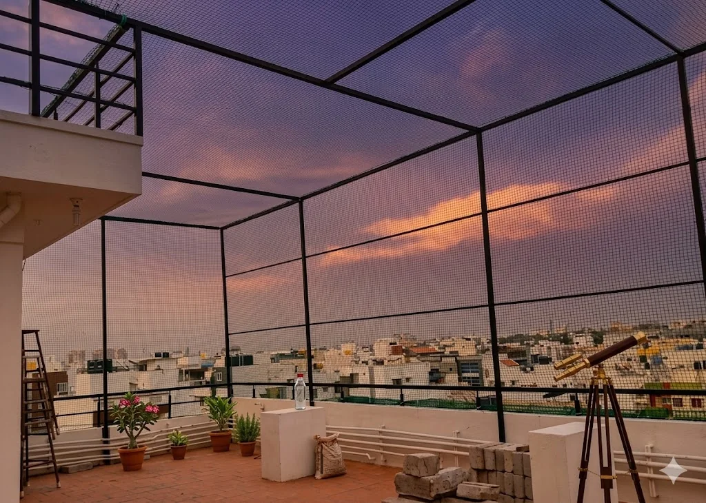 Terrace open area nets